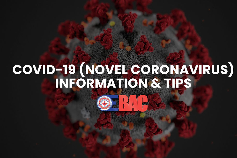 COVID-19 (Novel Coronavirus) Information & Tips